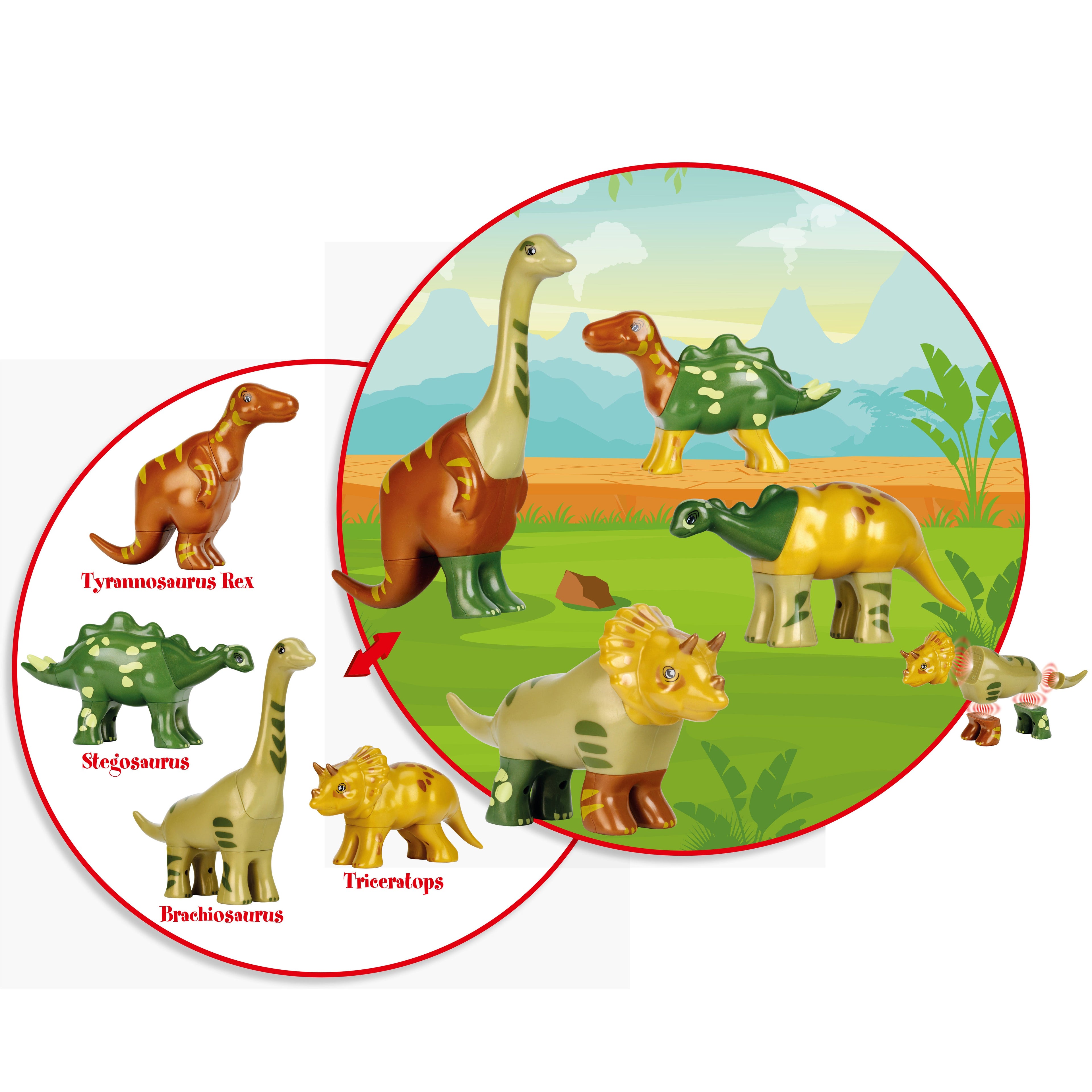 Magnetic Dinosaur Puzzle