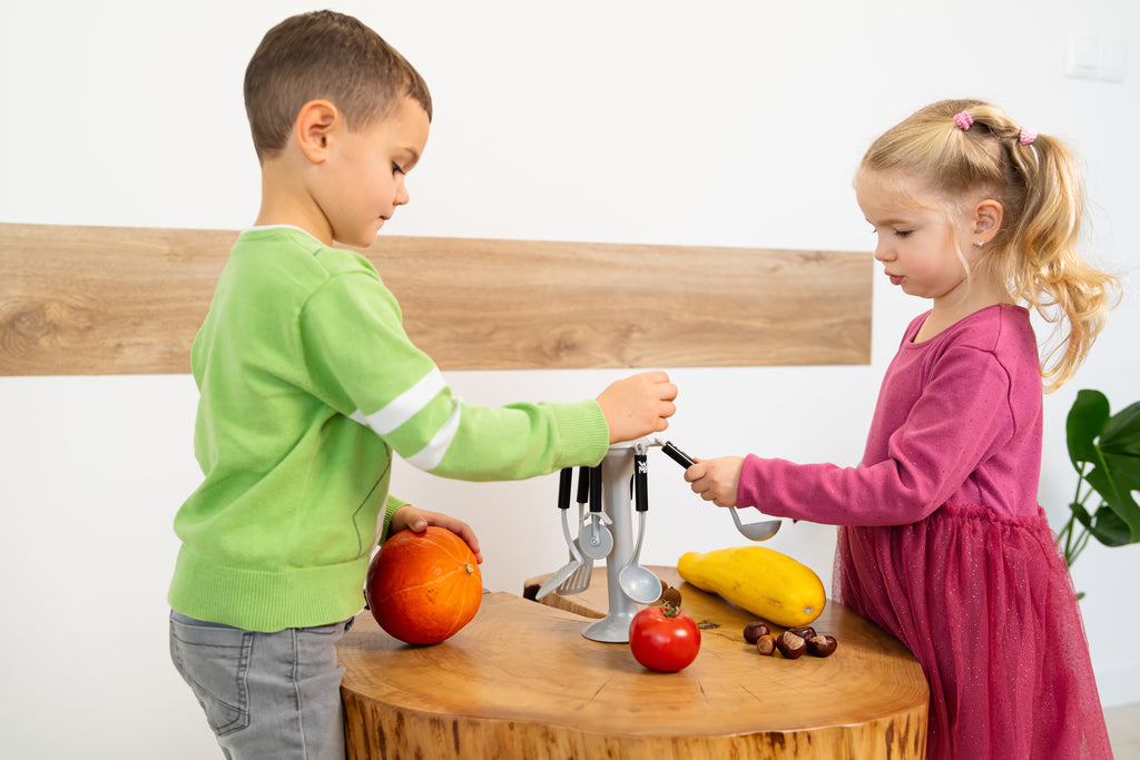Kitchen Utensils on Stand